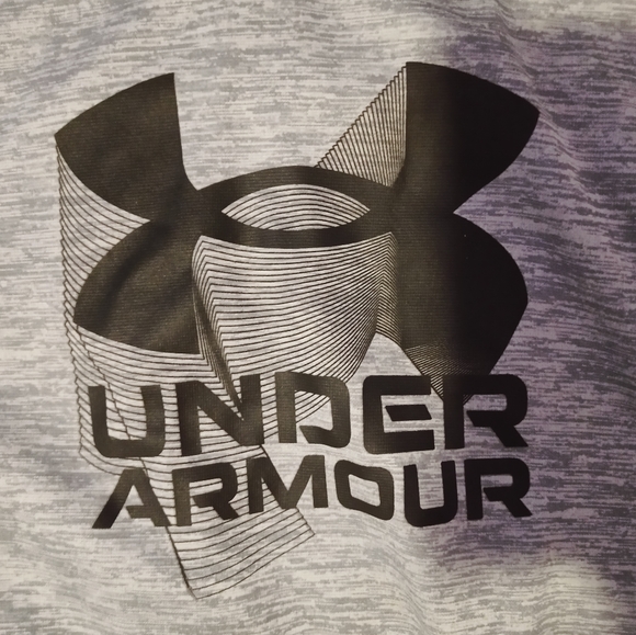 Boys Grey "UA" Hoodie - Picture 2 of 4